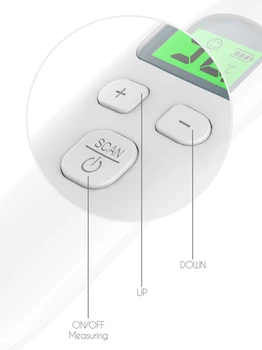 Non-kontaktné Digitálny Teplomer Infračervený teploty infračervené teplota meradla, Digitálne teplota zbraň LCD Displej termometro