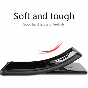Ochranné Silikónové Telefón puzdro pre Samsung Galaxy S8 S9 Plus Poznámka 8 9 Transparentné Štíhly Kryt pre Samsung Nie 8 9 Airbag Bývanie