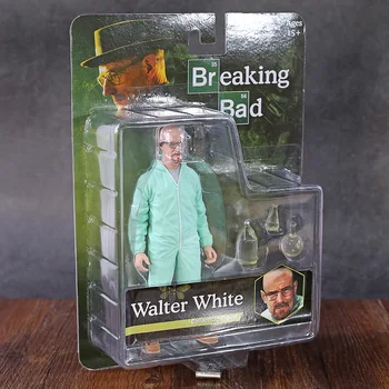 MEZCO Hračky Breaking Bad Heisenberg Walter White V Zelenej Hazmat Suit PVC Obrázok Zberateľskú Model Hračka 16 cm