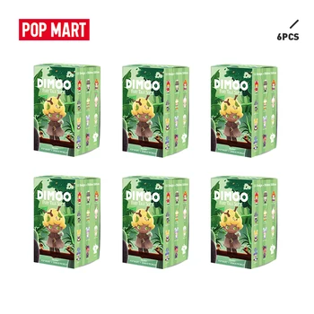 POP MART 6PCS Predaj Propagáciu Dimoo Rozprávky Série Kolekcie Bábika Zberateľskú Roztomilé Akčné Kawaii zvierat hračka údaje