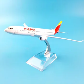 16 CM Španielska Iberia Airlines A330 A380 Boeing 747 400 777 kovové lietadlo darček k Narodeninám rovine modely, Model W Stand Hračky Pre Childre