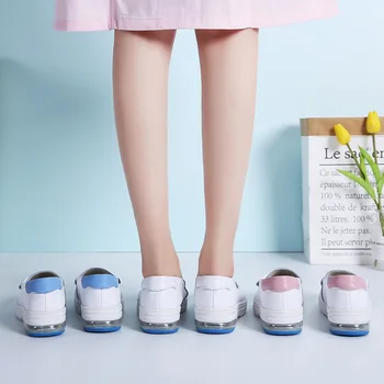 BEYARNELeather ploché topánky pre ženy 2019 s jeseň klin s nízka obuv pre matku sestra topánky biela moccasins pre womenL062