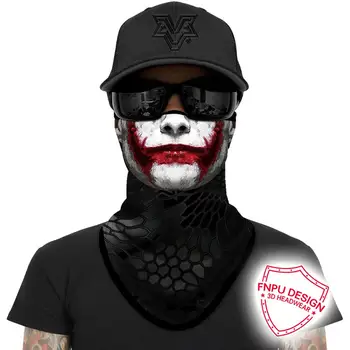 3D Punisher Strmeň Masku na Tvár Jed Bandana Vonku, jazda na Bicykli Krku Návlek Joker Štít na Tvár Anonymné Bandanas hlavový most Lyžiarske Maska