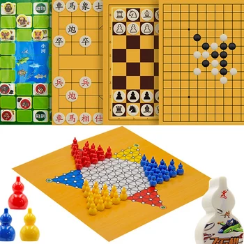 Mini Prenosné Plastové Gobang/Čínsky Šach/Dáma/Zvierat Checker/Letúna Šach Dieťaťa&Detský Zábavný Darček Doskové Hry