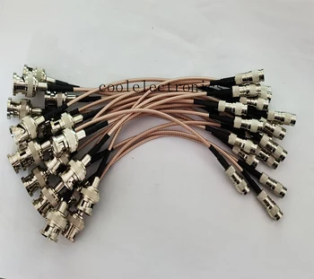 10pcs HD SDI Kábel DIN 1.0/2.3 Male na BNC Samec Pigtail Konektor 75ohm RG179 Kábel 15 cm 20 cm 30 cm