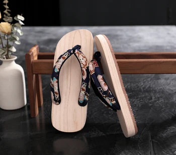Letné Japonské Dreva Dreváky Geta Papuče Japonský Drevené Dreváky Ženy Kimono Flip-flops Topánky Čínskych Tradičných Venkovní Sandály