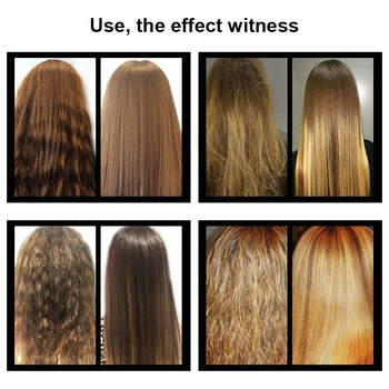 PURC Brazilian Keratin Treatment narovnanie vlasov 5%formalin Eliminovať frizz a mať lesklé vlasy liečby dar agran olej