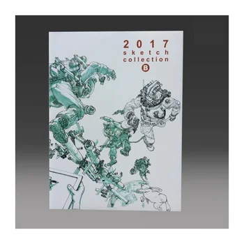2017 Náčrt Zber Knihy (B) Kim JungGi Funguje Náčrt Rukopis Line Kreslenie Knihy