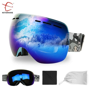 Lyžiarske okuliare dvojitej vrstvy UV400 anti-fog veľké Okuliare lyžiarske okuliare, masky lyžovanie motocross muži ženy sneh snowboard okuliare