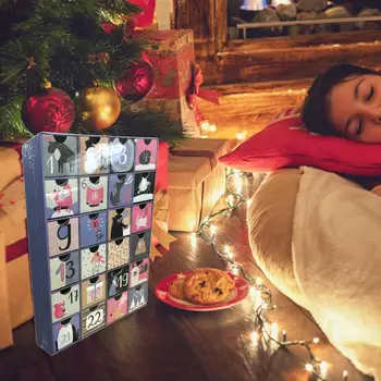 2020 Príchodom Denník Darčeka Vianočný Stromček, Treasure Box Adventný Kalendár Nový Rok Countdown Kalendár Slepé Okno Vianočný darček
