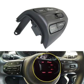 Pre KIA K2 RIO IKSLAIN AUGUSTA X-LINE LUXE ČERVENÁ ČIARA Volant, Tempomat Tlačidlo Bluetooth Audio Hlasitosť Telefónu Prepnúť Auto