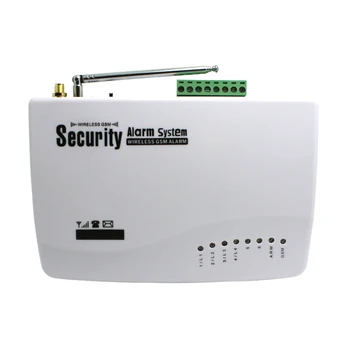 1 Nastavte Home Security GSM SMS Alarm Systém Dať Do SIM karty zapnutia stráženia mobil Bezdrôtový Dvere otvorené, alarm, dymový senzor