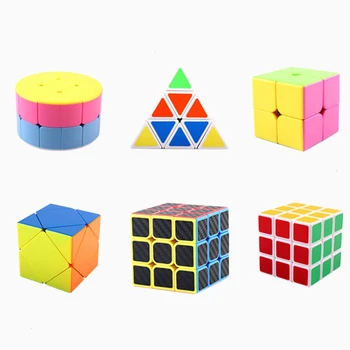 2x2x2 3x3x3 Skosenie Pyramídy Profesionálne Rýchlosť Magic Cube Base Puzzle Twist Klasické Vzdelávacie Kocky, Hračky Pre Deti Darček
