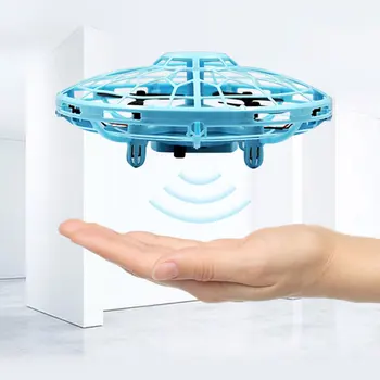 Štyri osi Vrtuľník UFO Lietadla Automatické Indukčné snímače Lietajúci Tanier Gesto Indukčné Mini Drone Deti Darček Tri Farebné