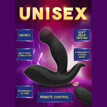 Unisex Diaľkové Hlásenie Prostaty Masér Mužov Zadok Análny Plug Stimulátor Klitorisu Vaginálne Nositeľné Vibrátor Dospelých, Sexuálne Hračky