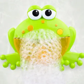 Žaba Bublina Maker Vaňa Hračky Krab Bublina Maker Hračky Hudobné Vaňou Deti Kúpeľňa Novorodenca Darček Vodné Hračky