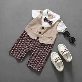 Baby Boy Oblečenie Nastavené Novonarodené Jumpsuit Dieťa Romper Dieťa Jeden Kus Oblek