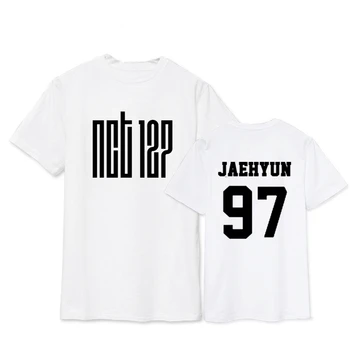 Kpop NCT 127 NCT127 TEN Album Košele K-POP Bežné Bavlnené Oblečenie Tričko Tričko Krátky Rukáv Topy T-shirt DX388
