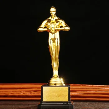 Vlastné Oscar Trofej Ocenenia Replika Malý Muž PC Zlaté-Pozlátené Tím Športové Súťaže Plavidlá, Suveníry Party Oslavy Dary