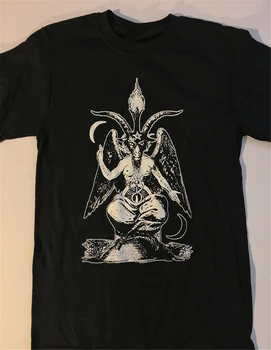 Baphomet T Shirt Satanic Oblečenie Čiar Čarodejnice Horor Satanizmu Okultné S - Xl Harajuku Módne Topy Classic Tee Tričko