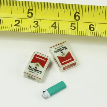 Mnotht 1/6 Stupnice Mini Cigary, cigaretový Krúžok Ľahší Model pre 12in Akcie Obrázok Phicen JIAOUL Bábika Scény Príslušenstvo